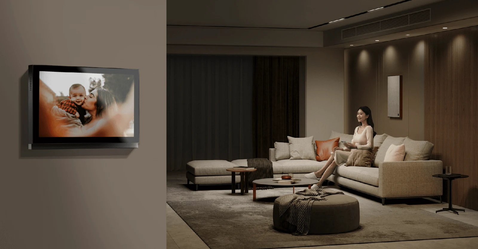 MixPad 7 installed beside a warmly lit living room
